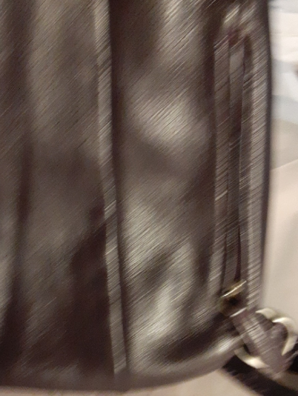 NWOT Men's Leather Sling Backpack in Deep Plum - Picture 4 of 16